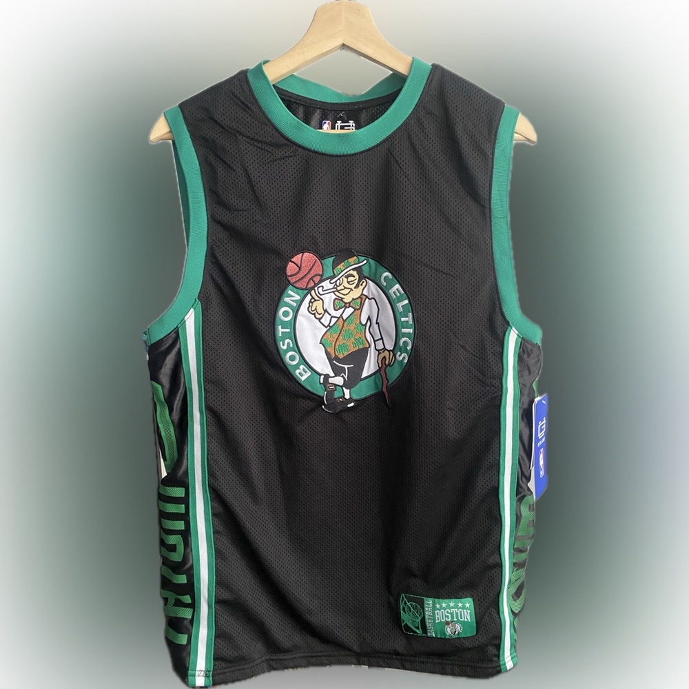 Boston Celtics Black and Green Jersey